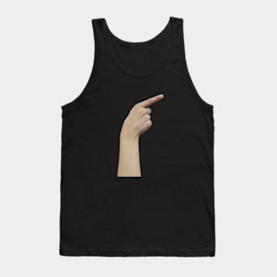 Hand gesture Tank Top